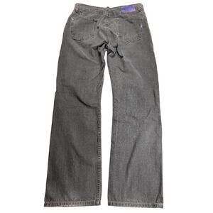 Rusty XX Denim Jeans – Black Gray Wash – Size 36x32 – Straight Fit